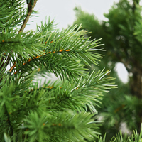 Fuyan Fabrik 48cm Grüner Künstlicher Bonsai-Kiefernbaum Duftende Plastik-Dekorationspflanze für Hotels mit Gras- und Blumentypen