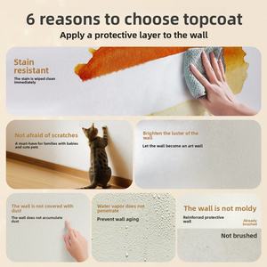 Échantillon Gratuit Peinture Murale Intérieure Acrylique Effet Coquille d'Œuf Mercerisée Application au Pinceau - Product Image 3