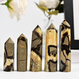 Torre de Piedra Septaria de Alta Calidad, Obelisco de Cristal Natural para Decoración del Hogar u Oficina, Cristales Curativos Feng Shui, Venta al Por Mayor - Product Image 6