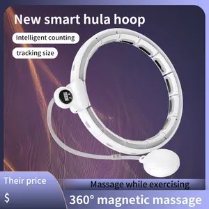 Hot Sale Burning Fat Adjustable Detachable Hula Circle Loop Non Drop Smart Weighted Hula Hoops