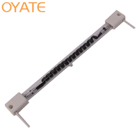 Tube chauffant infrarouge en quartz clair et fibre de carbone 120V 2000W pour ligne de production d'impression et de séchage