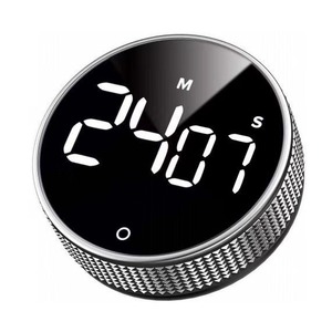 Temporizador de Cocina Magnético Novax, Temporizador Digital Manual con Cuenta Regresiva Rotatoria, Cronómetro Mecánico para Cocina y Ducha, Funciona con Pilas AA, con LED - Product Image 3