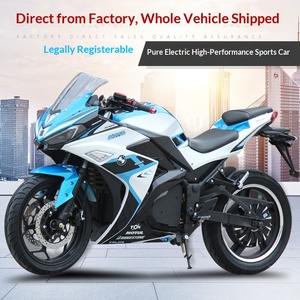 Motocicleta Eléctrica V6 72V 70 km/h Max3000W, Auto Deportivo de Alta Potencia, Auto de Carreras Horizon Ninja 2.ª Generación, Vehículo de Calle Registrable - Product Image 3