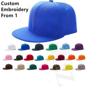 Wholesale Nice Quality Sports Snap Back <b>Caps</b> Custom Logo Blank Hip Hop Hat <b>Plain</b> Flat Brim Snapback Baseball <b>Cap</b> - Product Image 1
