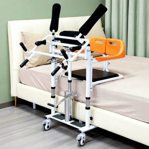 Silla de enfermería DIVOUS DZ012 para ancianos, asiento elevador con cojín, pedal ajustable, elevador hidráulico para pacientes, inodoro, 100 kg - Product Image 1