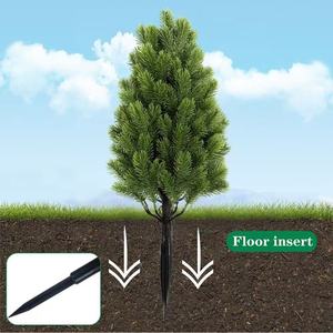 Sapin artificiel Igenno 30cm-100cm en plastique à insérer dans le sol, décoration extérieure, sapin de Noël - Product Image 3