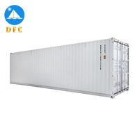 Conteneur isotherme personnalisable de 40 pieds avec porte latérale ouverte et 4 portes latérales pour l'expédition