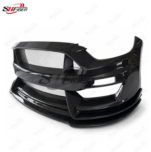 Parachoques Delantero de Fibra de Carbono Modificado para <span class=keywords><strong>Mustang</strong></span> GT350, Compatible con <span class=keywords><strong>Ford</strong></span> <span class=keywords><strong>Mustang</strong></span> S550 2015-<span class=keywords><strong>2017</strong></span> - Product Image 2