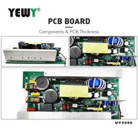 UY2500 2,5kw chargeur solaire de batterie au Lithium 12 volts 100 amp chargeur de batterie au Lithium Ion plomb acide