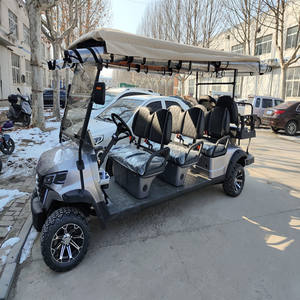 Carrito de golf eléctrico de 8 plazas, barato y duradero, con certificación CE - Product Image 4