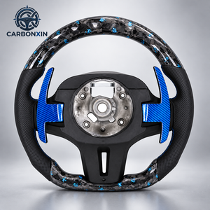 Volante de Cuero y Fibra de Carbono Personalizado para BMW G20 G28 G29 G30 G32 G38 G40 G80 G87 G05 320i 325i 330i M3 M4 M5 M8 X5 X6 M40i - Product Image 2