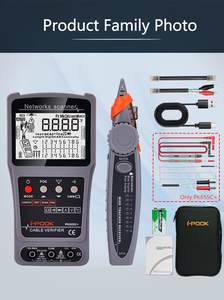 Высококачественный линейный искатель ЖК-Дисплей i-pook PK655C + Многофункциональный проводной трекер электронный сетевой измерительный прибор кабельный тестер - Product Image 5