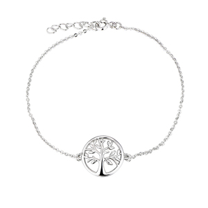 Bijoux fins <span class=keywords><strong>arbre</strong></span> <span class=keywords><strong>de</strong></span> <span class=keywords><strong>vie</strong></span> breloque <span class=keywords><strong>Bracelet</strong></span> réglable en <span class=keywords><strong>argent</strong></span> Sterling 925 disque délicat <span class=keywords><strong>arbre</strong></span> généalogique pendentif <span class=keywords><strong>Bracelet</strong></span> pour les femmes - Product Image 1