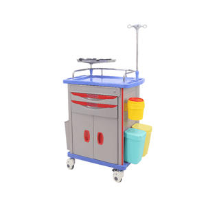 Chariot multifonctionnel de secours médical de clinique d'hôpital d'ORP, chariot d'anesthésie de médicament d'ABS avec la roue - Product Image 3