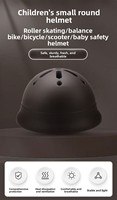 Casque de sécurité pour enfants pour le cyclisme, le roller et la trottinette, résistant aux chocs, en PC+EPS, certifié CE, avec boucle réglable