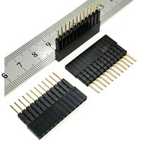 Connecteur femelle 12 broches 2,54 mm ESW-112-34 à prise surélevée