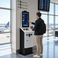 Quiosco de Pago de Autoservicio con Pantalla Táctil, Compatible con Múltiples Monedas, Reciclador de Monedas y Billetes, Escáner de Pasaportes, Cambio de Divisas