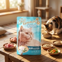 Nourriture humide pour chats en conserve, sur mesure OEM, poulet, thon, saumon, viande véritable, qualité supérieure, non-OGM, haute teneur en viande, 375g, friandises