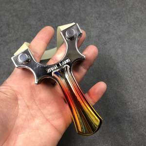 Hunting Slingshot Folding Grip Leather Pouch <strong>Bow</strong> and Arrow <strong>Sling</strong> Shot Recurve <strong>Bow</strong> Slingshot Catapult - Product Image 4