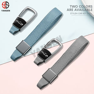 Carcasa de aleación de Zinc para mando a distancia de coche, funda Fob para <span class=keywords><strong>Hyundai</strong></span> <span class=keywords><strong>Genesis</strong></span> G70 G80 GV80 <span class=keywords><strong>G90</strong></span> <span class=keywords><strong>2020</strong></span> 2021 2022, llavero de cuero - Product Image 6