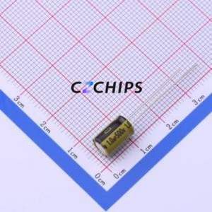 ตัวเก็บประจุอิเล็กโทรไลต์อะลูมิเนียมแบบ Through-Hole รุ่น LKMC0902H1R0MF ขนาด D6.3xL9 มม. 1uF 20% 500V 45mA-100kHz - Product Image 1