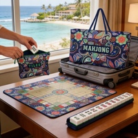Prix d'usine – Ensemble de luxe trois pièces à motif cachemire, sacs de rangement pour maquillage, trousse de toilette compacte de voyage, sacs Mahjong
