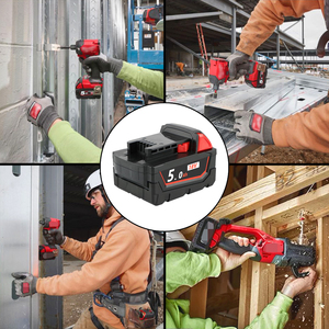 VICTPOWER 18V 5.0Ah Li-ion <b>Battery</b> Replacement for Milwaukee M18 Cordless Power Tools 200+ Tools Compatible OEM ODM - Product Image 6