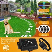 Kabelloses Elektroschock-Hundetrainingshalsband mit Bellstopp-Funktion Modell 023 Haustier-Begrenzungssystem