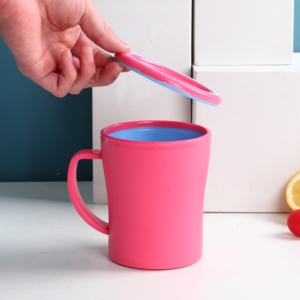 BPA-Free vetro di plastica carine tazze per bambini bicchiere bicchieri tazza di tè tazza di plastica tazza di plastica tazza di tè con coperchio - Product Image 2