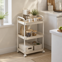 Chariot de rangement pour jouets, étagère à livres, support à collations, organisateur de rangement, accessoires de salle de bain, organisateur de placard, rangement de cuisine avec roulettes