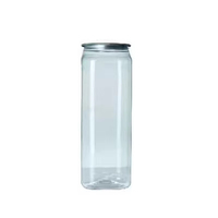 Bocaux en plastique de qualité supérieure, pots en plastique, petites bouteilles en plastique transparentes personnalisées avec couvercle en aluminium à ouverture facile et scellage facile