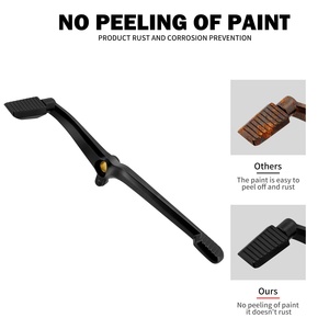 Palanca de cambio de punta de talón de Control de pie de motocicleta Cromo Negro para <span class=keywords><strong>Honda</strong></span> <span class=keywords><strong>Gold</strong></span> <span class=keywords><strong>Wing</strong></span> GL1800 Tour DCT 2018-2021 <span class=keywords><strong>2022</strong></span> 2023 aleación de aluminio - Product Image 5