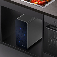 Purificateur d'eau électrique sous l'évier RO Robinet intelligent à 7 étages Surveillance TDS Système de filtre autonettoyant rentable pour les hôtels