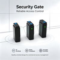 Tourniquet à ailettes en acier durable, compatible avec plusieurs dispositifs de reconnaissance, moteur longue durée pour immeubles de bureaux