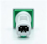Mini ampèremètre numérique LED carré AD112-22FBA 0-500A 22mm à montage sur panneau carré CT inclus 5 couleurs IP65 CE
