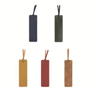 Custom Pu Leather Page Marker Retro <b>Bookmark</b> Book Clip Promotion <b>Gift</b> for Customer - Product Image 6