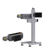 Machine de marquage Laser Co2 pour PET PP plastique Date d'expiration équipement d'impression Laser pour bouteilles d'eau ligne de boisson alimentaire