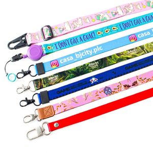 Factory Free Design Custom logo Nk Keychain pink <b>Lanyard</b> Neck Strap - Product Image 1
