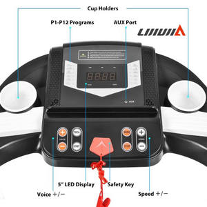 LIJIUJIA ultima promozione elettrico esercizio fitness pieghevole uso domestico di sport in esecuzione della macchina per la Vendita - Product Image 3