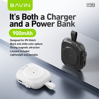 BAVIN innovation 900mah PC1081 banque d'alimentation sans fil pour montre intelligente smartwatch