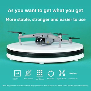 45Cm Điện Hiển Thị Bàn Xoay Nhỏ Xoay Bàn Xoay Cho Máy Ảnh Điện Bàn Xoay Cho Ảnh Studio Phụ Kiện - Product Image 3