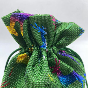 Bolsas de Regalo de Algodón con Cordón Personalizadas para Navidad, Bolsa de Regalo para Dulces - Product Image 6
