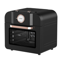 Neues Design OEM 16L Manuelle Heißluftfritteuse Smart mit LCD-Display Ölfreier Haushaltskocher mit Sichtfenster Heizoption