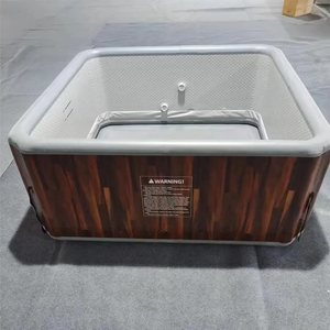 Bain à remous portable pour l'extérieur, <span class=keywords><strong>spa</strong></span> gonflable pour <span class=keywords><strong>4</strong></span> à 6 <span class=keywords><strong>personnes</strong></span>, jacuzzi de 180 cm avec pompe chauffante pour adultes - Product Image 4