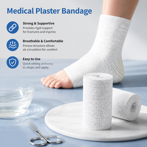 Pansement en plâtre de Paris (POP) Degao Medical à prise rapide pour fixation orthopédique des fractures, usage clinique - Product Image 6