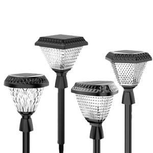 Lámpara de Poste LED Solar Integrada, Impermeable IP66, de Aleación de Aluminio, para Patio, Césped, Jardín, Decoración de Festivales, 5 Años de Garantía - Product Image 6