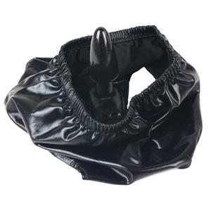 BDSM Erwachsenen-Keuschheitsgürtel mit Analplug Vibrierender Tanga G-String Unterwäsche Sexspielzeug für Frauen Männer Schwule - Product Image 5