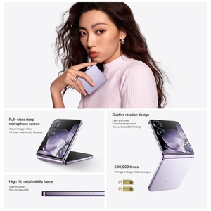 <span class=keywords><strong>Xiaomi</strong></span>-Smartphone MIX Flip Original, 12GB + 256GB, 6,86 pulgadas + 4,01 pulgadas, 512GB/256GB, NFC, 5G, con Google Play - Product Image 6