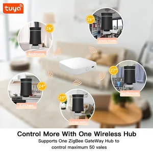 Термостатический радиаторный клапан цифровой Tuya Zigbee Wifi Smart TRV термостат