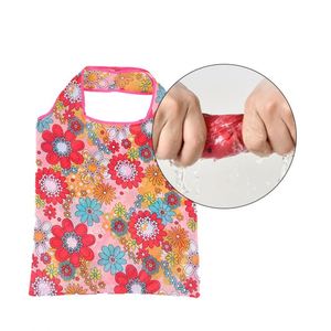 Bolsa de Compras Plegable Personalizada con Logotipo, Mini Bolsa de Poliéster Portátil con Llavero - Product Image 3